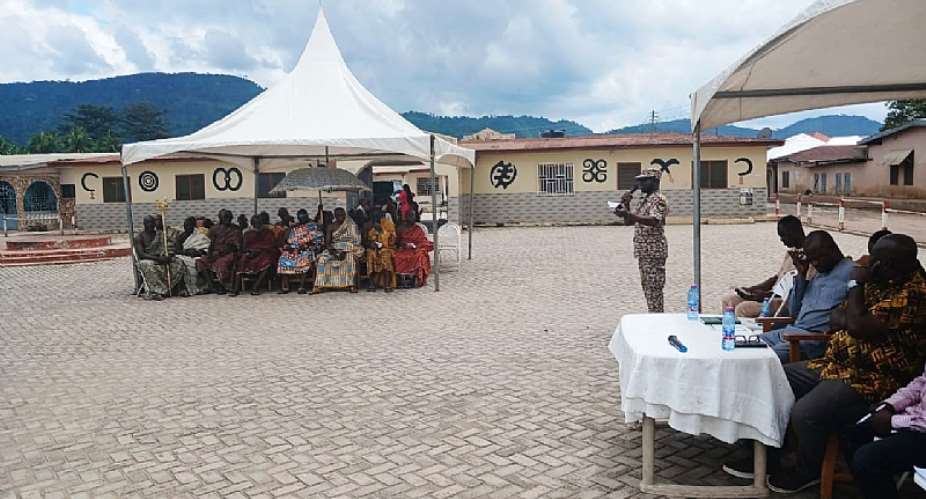 NACOC joins New Juaben North town hall meetings on drug abuse and community development