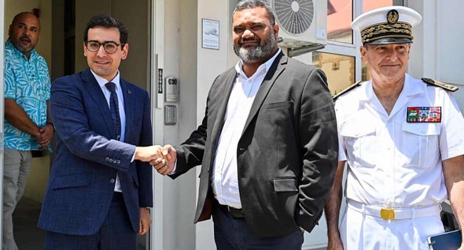 The European Commissions Stphane Sjourn meets New Caledonian President Milakulo Tukumuli to discuss the territory’s economic challenges, the future of its nickel industry and European support. -  Stphane Sjourn/X