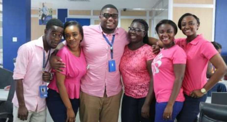 Tigo staff raise funds to support breast cancer patients
