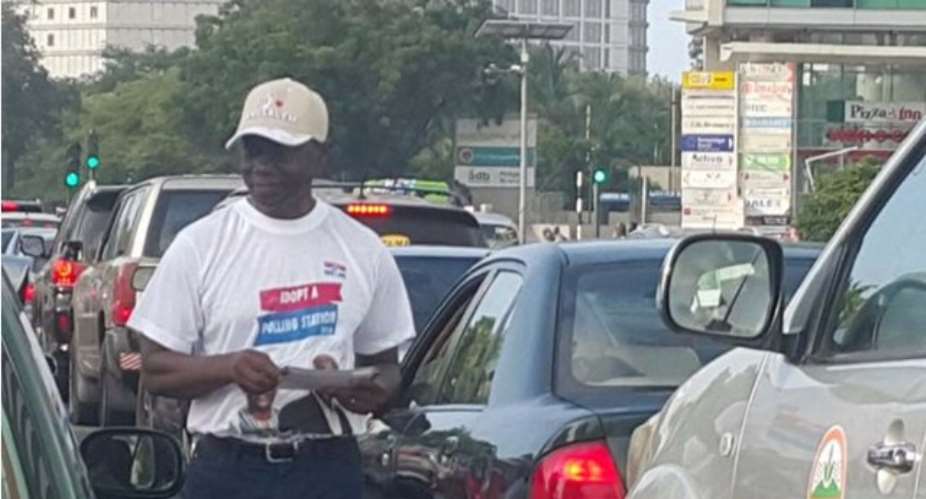 Photo of the week: Founder, fundraiser, foot-soldier, Ken campaigns for Nana
