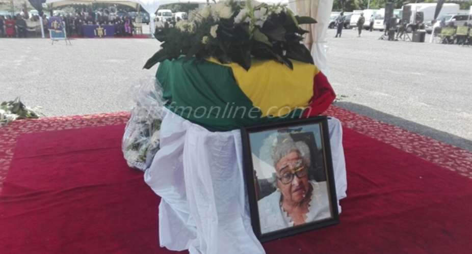 Rawlings, Mahama, Nduom, pay last respects to Mary Grant Photos