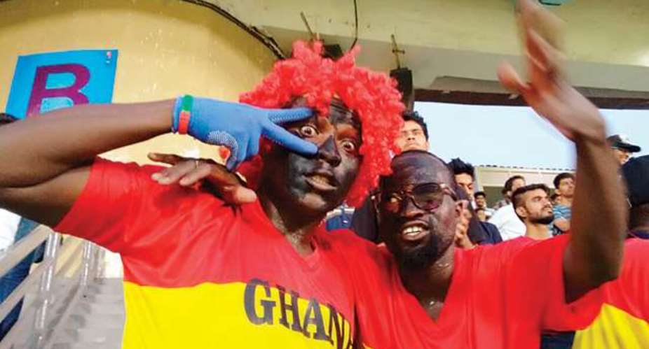Charcoal Powder On Faces, Fans Bring Good Luck