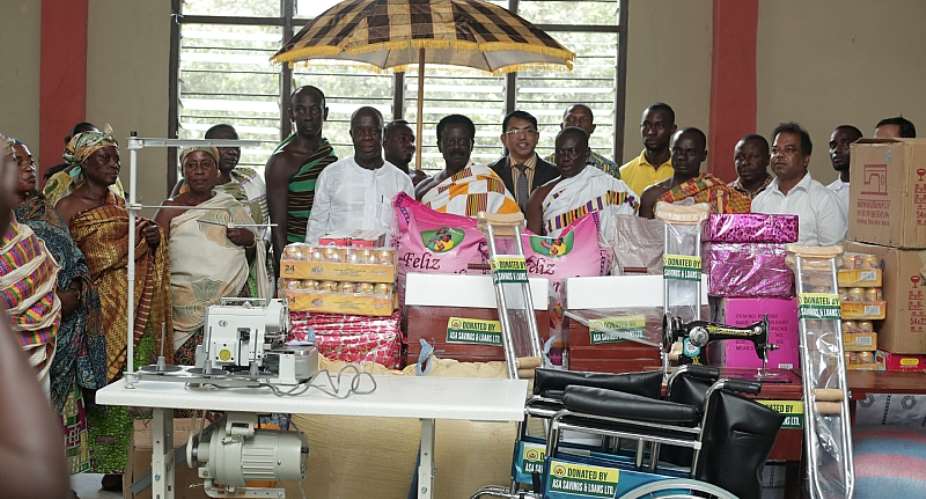 ASA Donates to Physically Challenged Action Foundation in Offinso