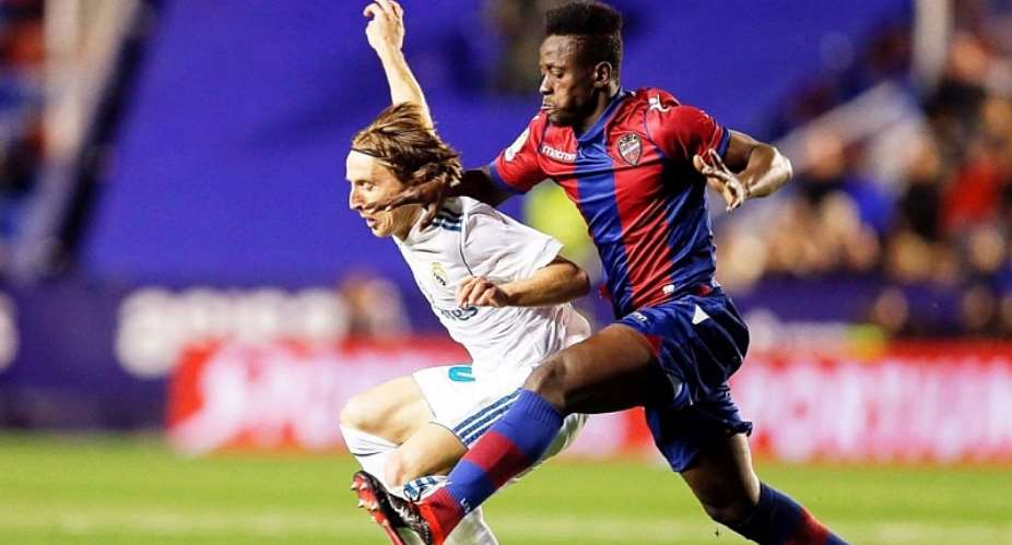 Ghana forward Emmanuel Boateng hails Levante's quot;great winquot; over Real Madrid