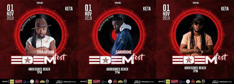 Sarkodie and Obrafour join Edemfest 2019 line up