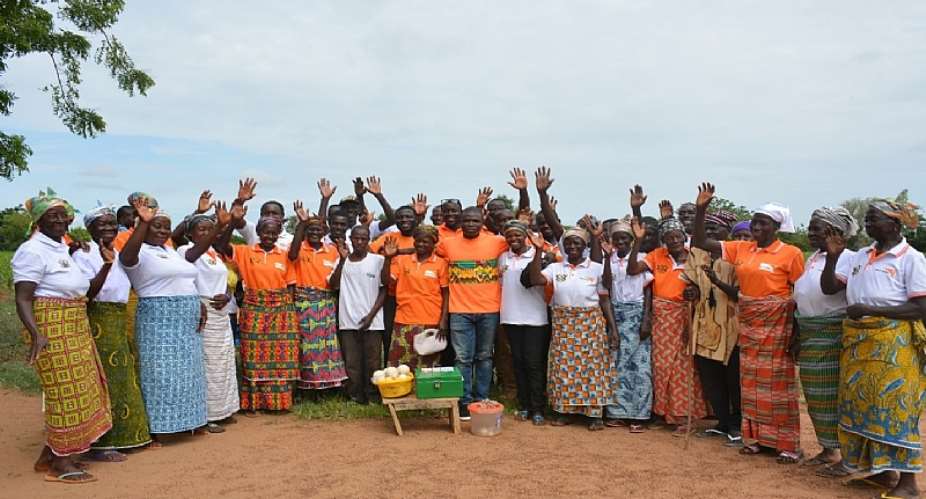 World Vision Ghana joins Savings Group Members and their dependents to celebrate World Poverty Day