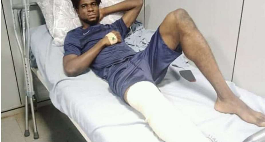 Tema Youth goalkeeper Christian Addai undergoes successful leg surgery