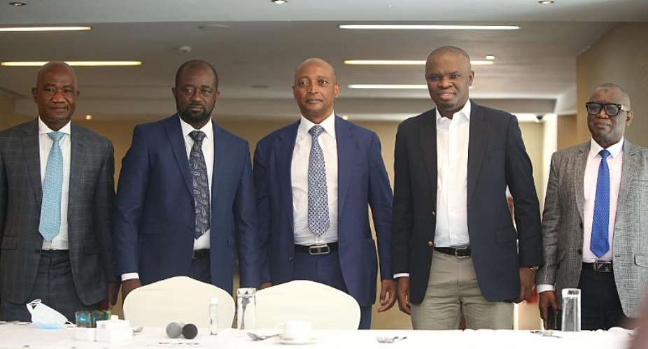 CAF President Dr Patrice Motsepe hold talks with Football Community and Corporate Ghana