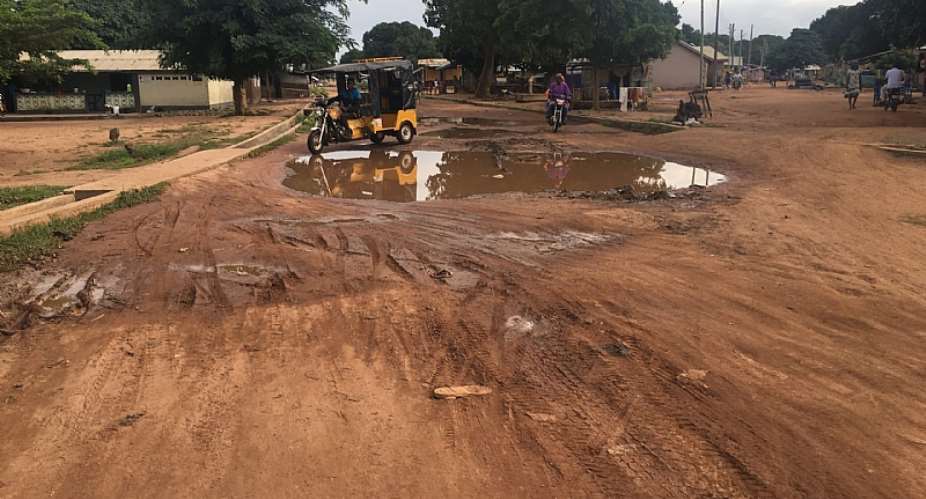 Yeji residents want deplorable town roads to be fixed