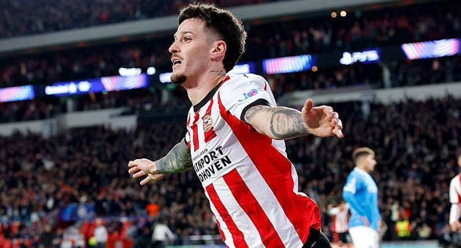 Champions League: PSV hit six past 10-man Napoli in comeback win