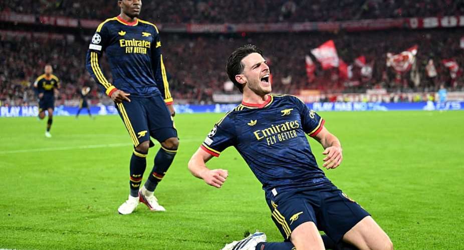 Champions League: Rice rescues draw for Arsenal in thrilling game at Bayern
