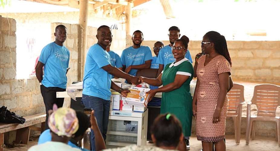 The Genuine Project donates medical equipment to Abome Clinic