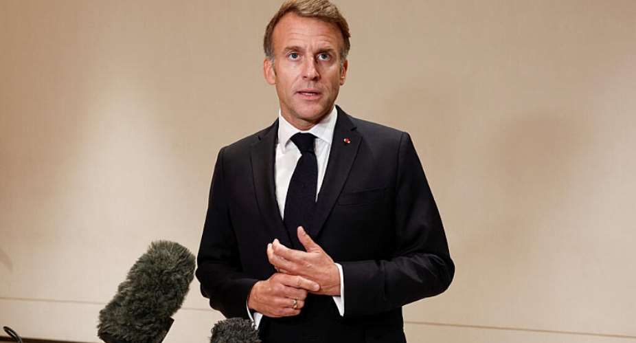 French President Emmanuel Macron speaks to reporters in Qatar on 21 October 2026, as France prepares for fresh protests following a weekend of unrest. -  Reuters/Benoit Tessier