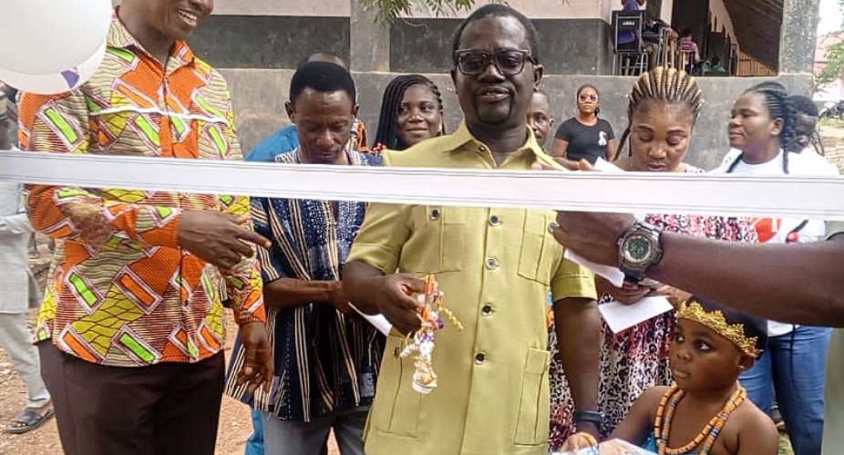Agona West MCE commission ultramodern KG blocks for Agona Swedru and Agona Odom AME Zion Basic Schools