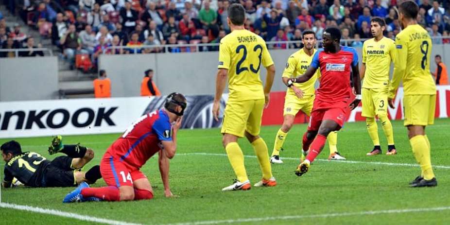 Steaua Bucuresti coach Laurentiu Reghecampf unimpressed with Muniru Sulley despite scoring in Europa League