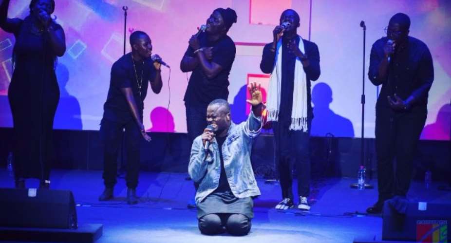 Photos: Cwesi Oteng Holds Live Recording For 'Anthems'