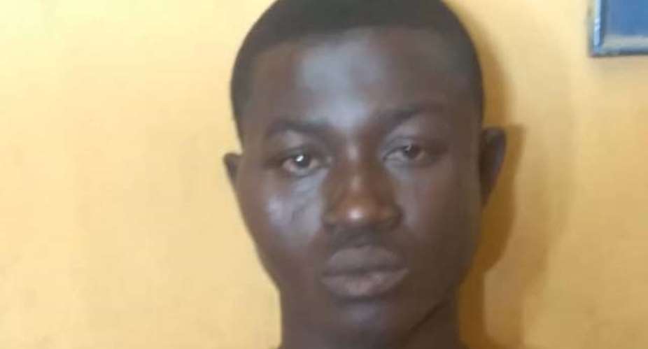 Suspect Kwaku Amoesi busted