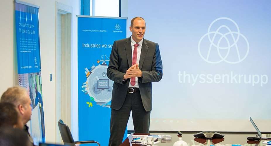 Thyssenkrupp's Chief Executive Officer CEO for Sub-Saharan Africa, Dr. Philipp Nellessen