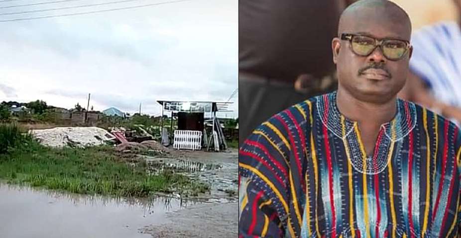 Metro Mass Residents Fume At MCE Over Abandoned Drainage Project In Dodowa