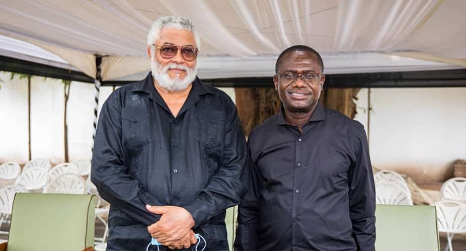 JOSPONG Group Chairman Siaw Agyepong Mourns With Rawlings' Family