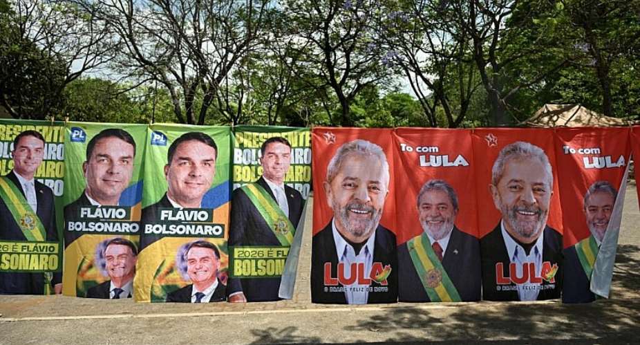 Campaign mud-slinging is heating up as Brazils President Luiz Inacio Lula da Silva and his challenger right-wing senator Flavio Bolsonaro vie for the presidency. -  Evaristo Sa, AFP