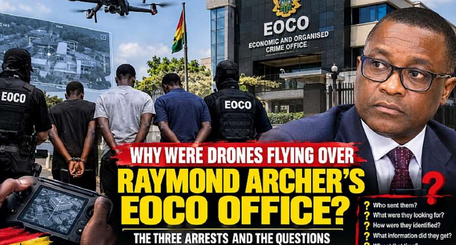 Three people have reportedly been arrested after drones were flown over EOCO premises during a sensitive investigation. Who sent them? What were they looking for? What did they capture and why then? The arrests raise questions about surveillance, security, motive and what investigators may uncover next.
