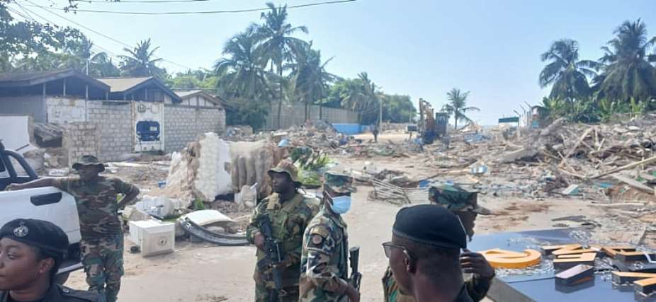 Military begins demolition exercise at La Beach amid resistance from La DadekotoponMP