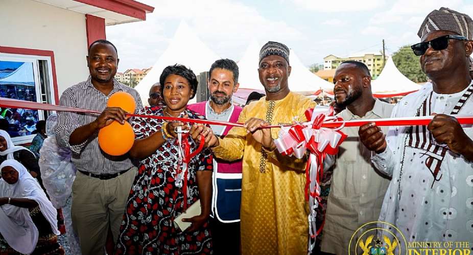Interior Minister commissions Ayigya Polyclinic, links healthcare to national security