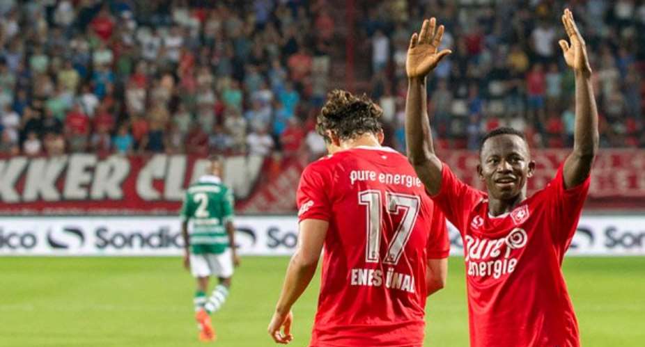 Yaw Yeboah on scoresheet for FC Twente