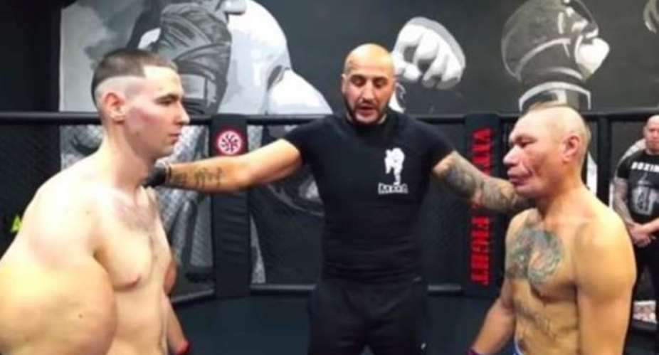 Russian 'Popeye' Bodybuilder Forced To Tap Out After Three Minutes Of MMA Fight VIDEO