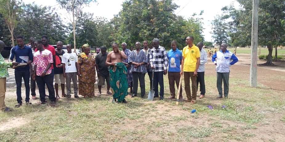 VR: Akatsi North District Cuts Sod For Two Separate School Projects