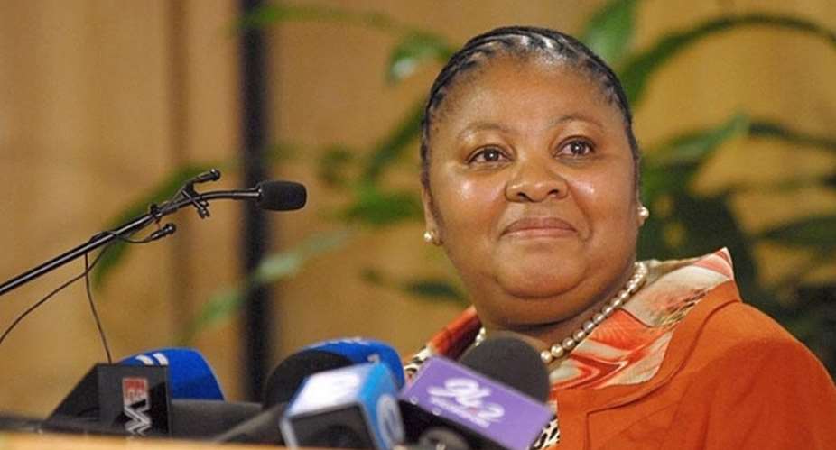 South Africa's Minister of Defence and Military Veterans, Nosiviwe Noluthando Mapisa-Nqakula