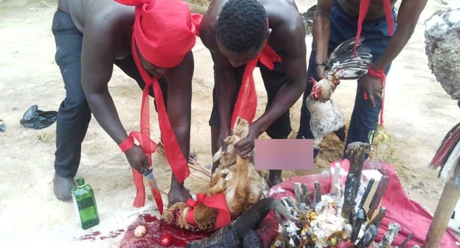 AUDIO: Let The False Accuser Bloat, Struck Himer Dead — NDC Supporters Perform Ritual To Curse Those Accusing PC Of Plot To Kill Gender Minister