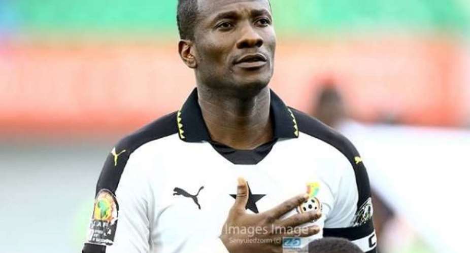 Ghana forward Asamoah Gyan