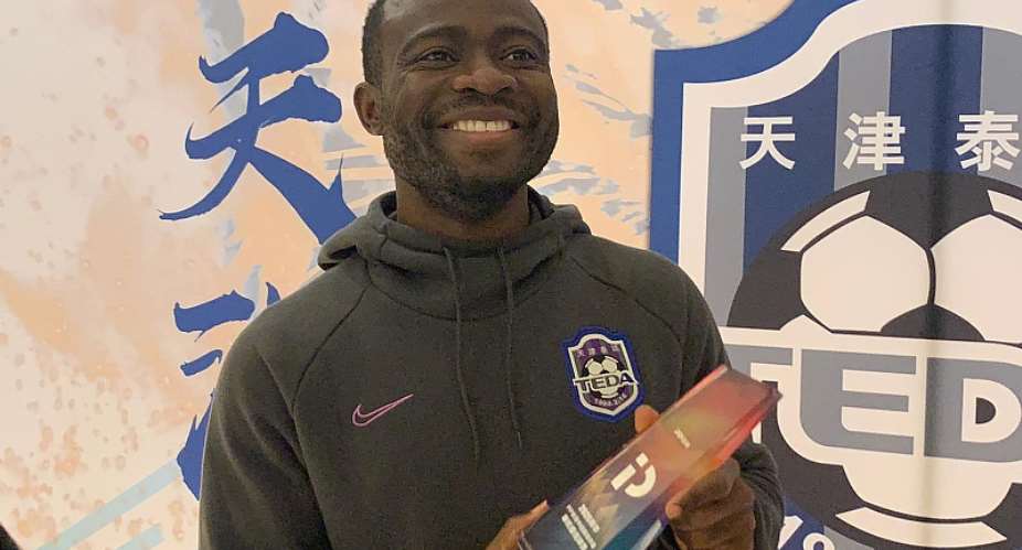 Frank Acheampong Wins Top Award After Helping Tianjin TEDA Escape Relegation