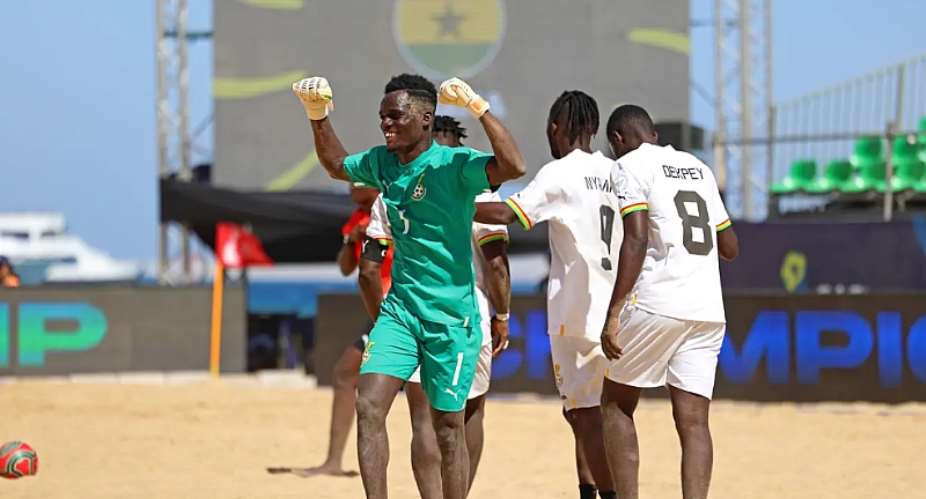 Ghana end CAF Beach Soccer AFCON campaign on a high with win over Tanzania