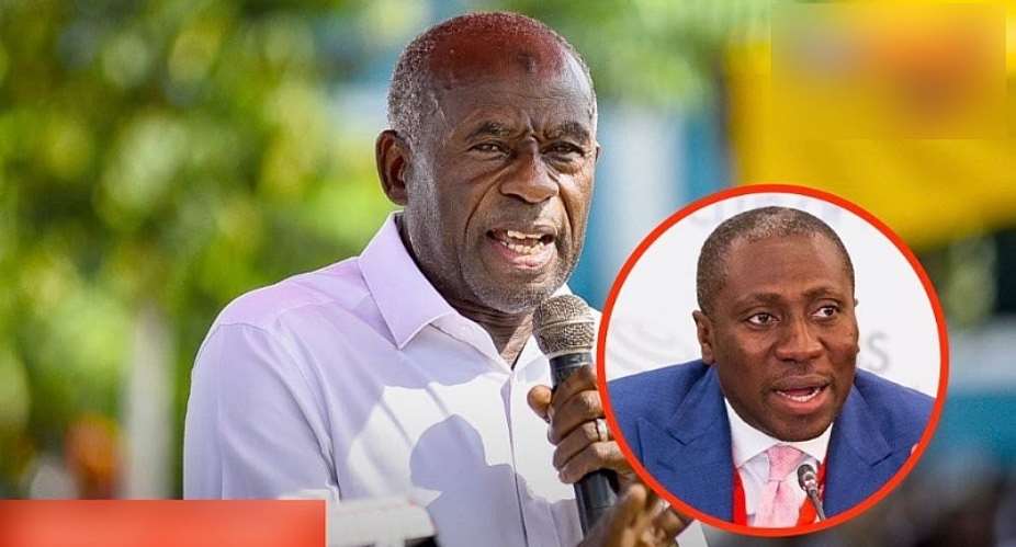 Collins Dauda, Member of Parliament for Asutifi South and Alexander Afenyo-Markin, Parliamentary Minority Leader
