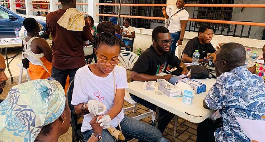KATH organizes free health screening at Bantama market as part of 70th anniversary celebration
