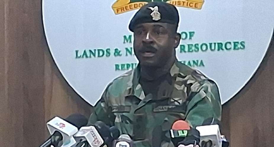 NAIMOS destroys 1,970 changfans, 863 Illegal mining structures in three months — Colonel Appiah