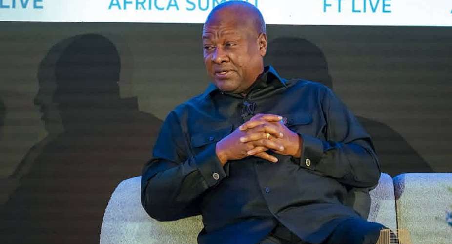 Mahama urges Africa to reduce aid dependence at FT Africa Summit in London
