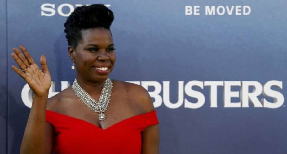 Leslie Jones hits out at hackers and trolls in SNL sketch