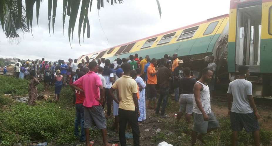 Train Derails At Alajo...Several People Injured