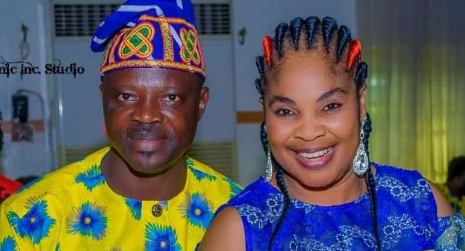 Actor, Olayiwola Rasaq with Wife Waxing Stronger in love Together