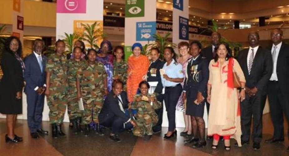 UN Deputy Chief Meets Women Peacekeepers In Addis Ababa