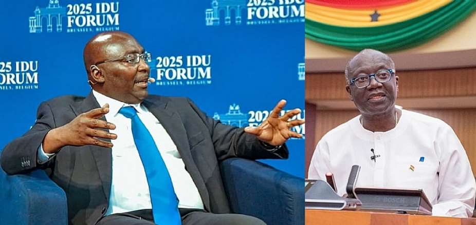 Dr. Mahamudu Bawumia and Messrs. Kenneth (Nana Yaw) Ofori-Atta
