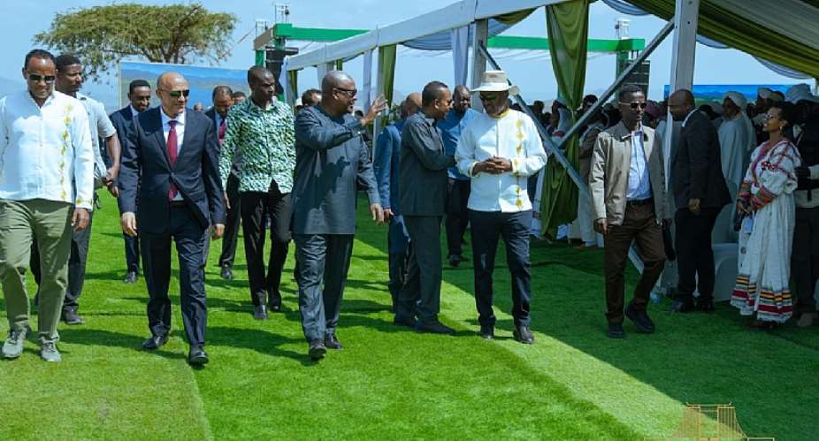 President Mahama in Ethiopia for historic inauguration of Megech Irrigation Project