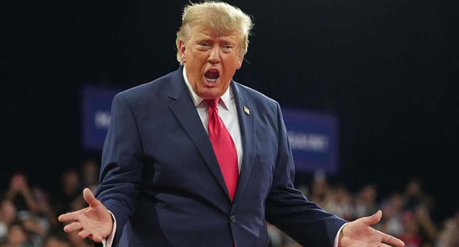 President Donald Trump at a campaign rally in Fort Myers, Florida, on October 23, 2026. -  Mark Schiefelbein, AP