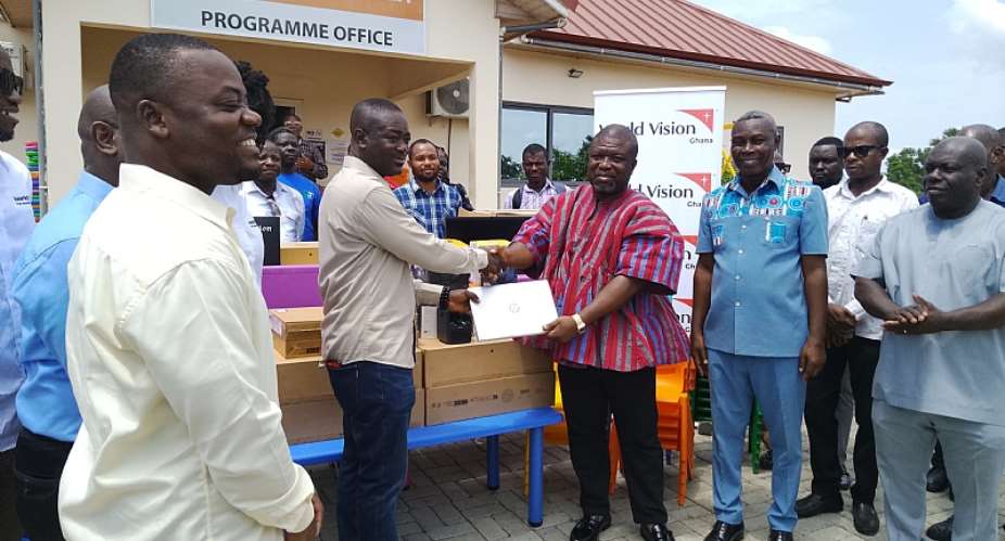 World Vision Ghana supports education in Agotime-Ziope with IT and learning materials