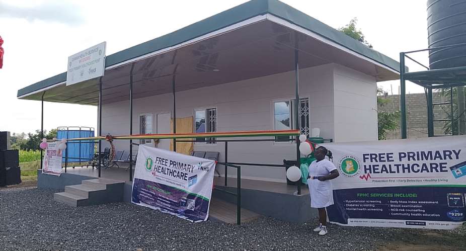 Agotime-Ziope commissions first free primary healthcare facility at Wodome
