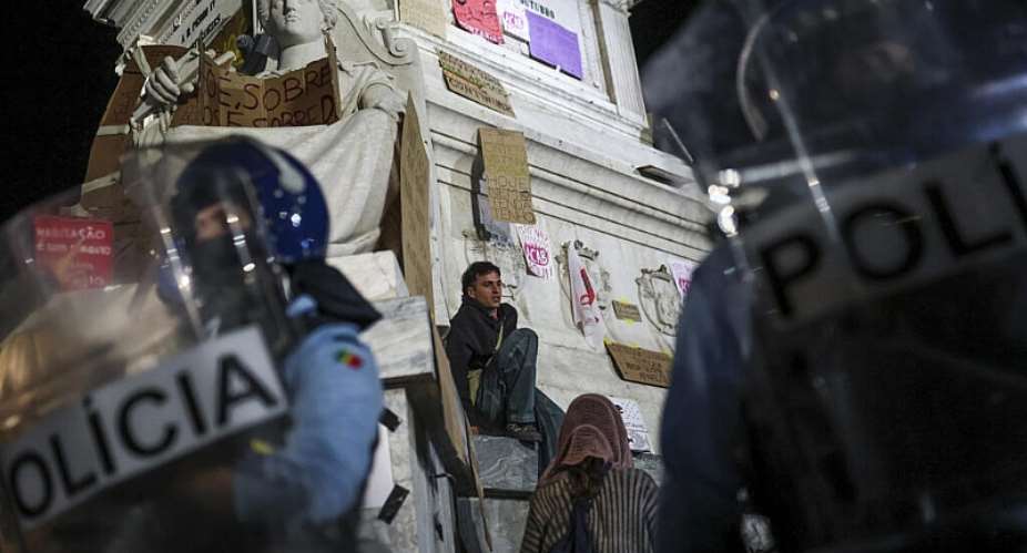 Student protest movements across Europe have condemned heavy-handed police action -  PATRICIA DE MELO MOREIRA / AFP